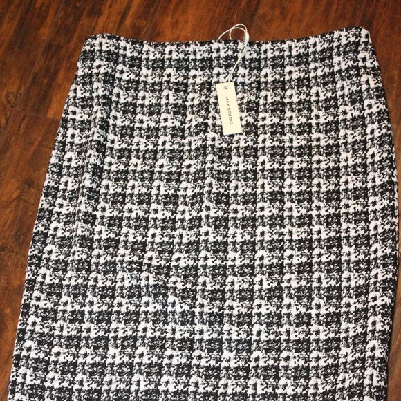 2/$25 🏷 Max Studio Woven Midi Skirt Size Small - Picture 3 of 4